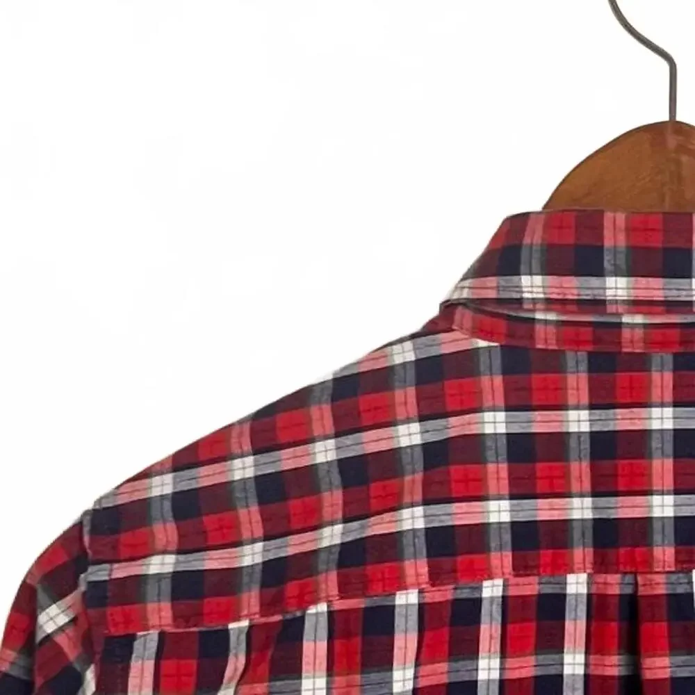 GAP Kids Plaid Button-Up Shirt - XXL (14-16)‎